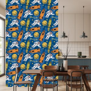 Papier Peint Astronautes Parmi Les Planètes – Image 4