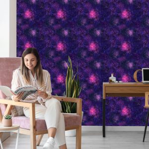 Papier Peint Brouillard Cosmique Violet – Image 7