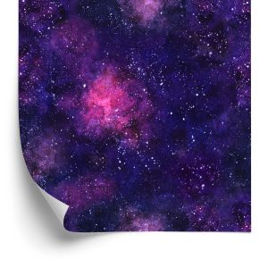 Papier Peint Brouillard Cosmique Violet – Image 2
