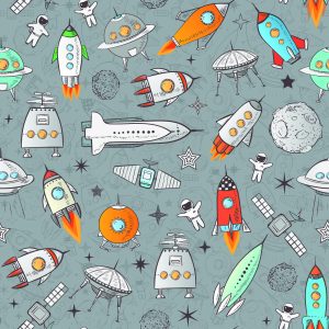 Papier Peint Véhicules Spatiaux Et Étoiles – Image 1