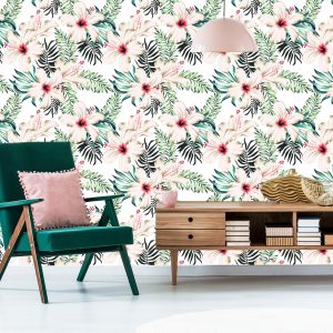 Papier Peint Fleurs D'hibiscus – Image 6