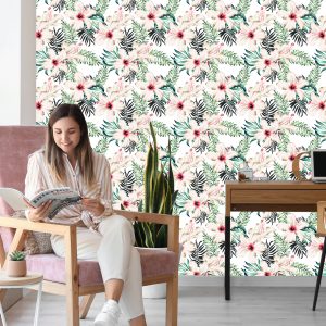 Papier Peint Fleurs D'hibiscus – Image 7