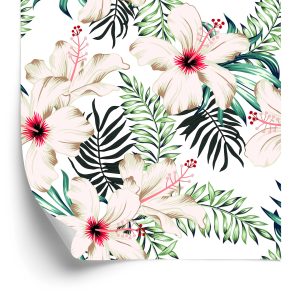 Papier Peint Fleurs D'hibiscus – Image 2