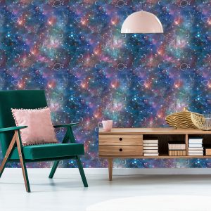 Papier Peint Galaxie Et Planètes Peintes – Image 6