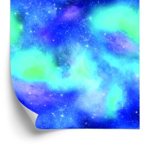 Papier Peint Galaxie Bleue – Image 2