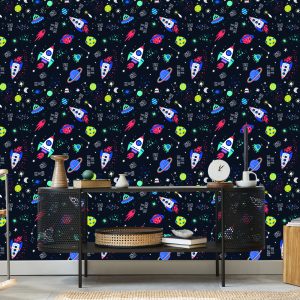 Papier Peint Fusées Spatiales Et Ovni – Image 5