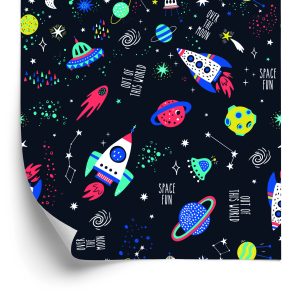 Papier Peint Fusées Spatiales Et Ovni – Image 2