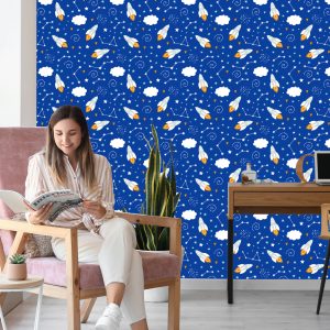 Papier Peint Fusées Spatiales Et Coeurs – Image 7