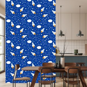 Papier Peint Fusées Spatiales Et Coeurs – Image 4