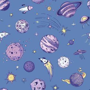 Papier Peint Planètes Et Vaisseaux Spatiaux De L'espace Extra-Atmosphérique – Image 1
