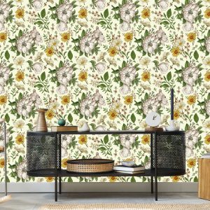 Papier Peint Roses Sauvages Et Camomille – Image 5