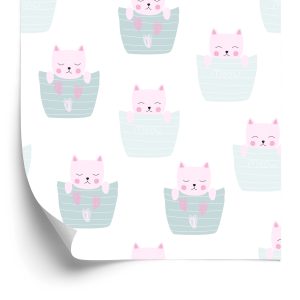 Papier Peint Chats Dans Le Panier – Image 2