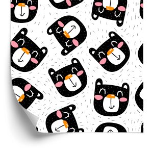 Papier Peint Chats Noirs Souriants – Image 2