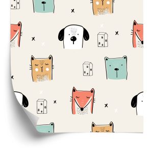 Papier Peint Animaux Colorés – Image 2