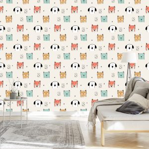 Papier Peint Animaux Colorés – Image 3