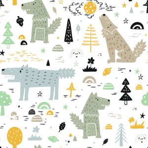 Papier Peint Animaux Dans La Forêt – Image 1
