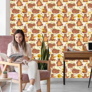 Papier Peint Pour Les Enfants - Ours – Image 7