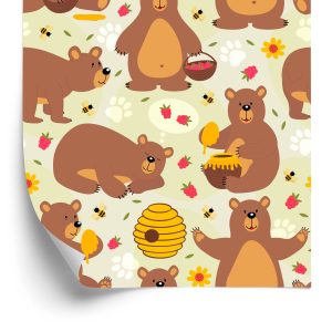 Papier Peint Pour Les Enfants - Ours – Image 2