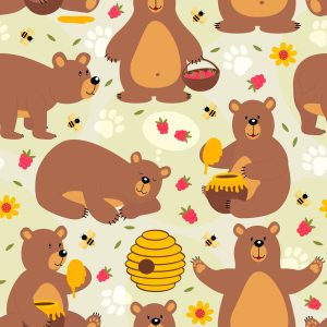 Papier Peint Pour Les Enfants - Ours – Image 1