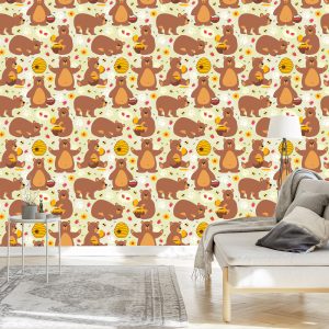 Papier Peint Pour Les Enfants - Ours – Image 3