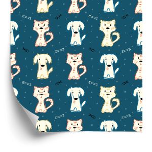 Papier Peint Chiens Et Chats Colorés – Image 2
