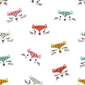 Papier Peint Chatons Et Tigres – Image 1