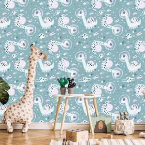 Papier Peint Dinosaures Dans L'espace – Image 5