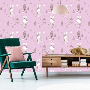 Papier Peint Bébés Lapins, Oiseaux, Animaux, Arbres – Image 6