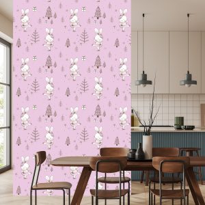 Papier Peint Bébés Lapins, Oiseaux, Animaux, Arbres – Image 4