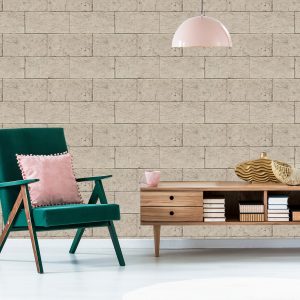 Papier Peint Brique Beige – Image 6