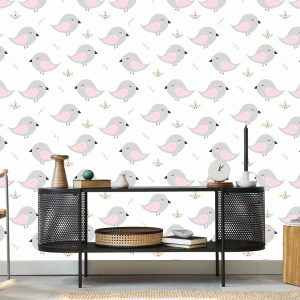 Papier Peint Oiseaux Et Plantes – Image 5