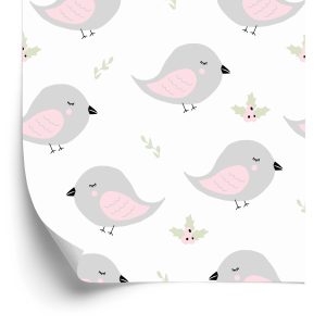 Papier Peint Oiseaux Et Plantes – Image 2