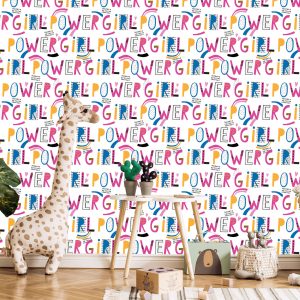 Papier Peint Inscriptions Girly Colorées – Image 5