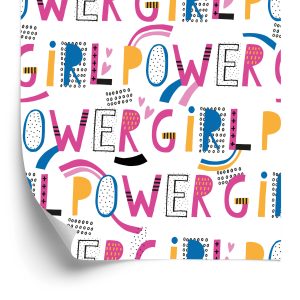 Papier Peint Inscriptions Girly Colorées – Image 2