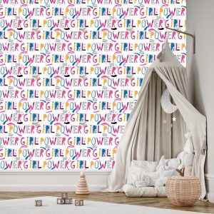 Papier Peint Inscriptions Girly Colorées – Image 3