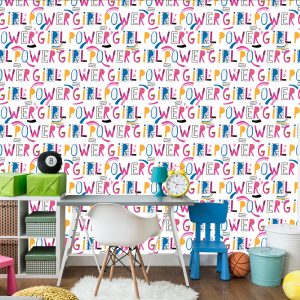 Papier Peint Inscriptions Girly Colorées – Image 4