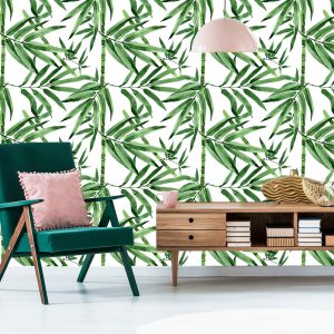 Papier Peint Forêt De Bambous Avec Des Feuilles – Image 6