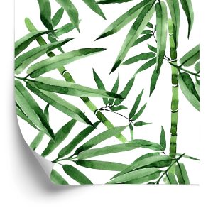 Papier Peint Forêt De Bambous Avec Des Feuilles – Image 2