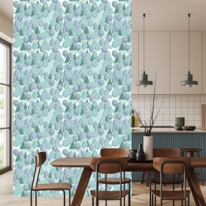 Papier Peint Forêt Colorée Avec Des Buissons – Image 4
