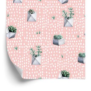 Papier Peint Cactus En Pots – Image 2