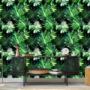 Papier Peint Feuilles De Monstera Tropicales – Image 5