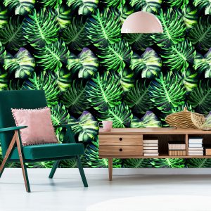 Papier Peint Feuilles De Monstera Tropicales – Image 6