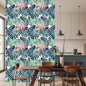 Papier Peint Feuilles De Monstera Rétro – Image 4