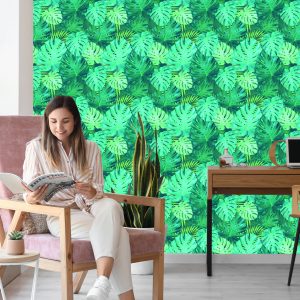 Papier Peint Feuilles De Monstera Exotiques – Image 7