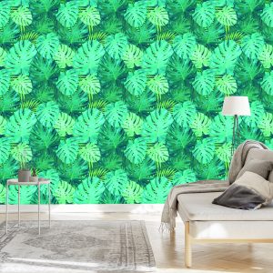 Papier Peint Feuilles De Monstera Exotiques – Image 3