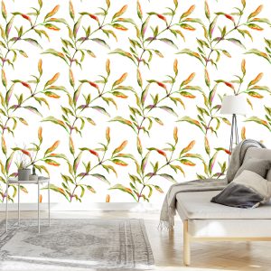 Papier Peint Feuilles D'aquarelle – Image 3