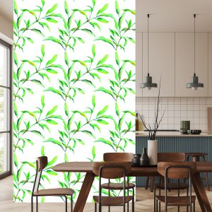 Papier Peint Feuilles D'aquarelle De Printemps – Image 4
