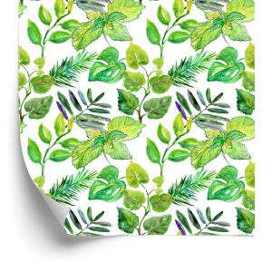 Papier Peint Feuilles De La Forêt – Image 2