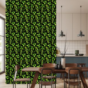 Papier Peint Feuilles De Forêt Avec Des Plantes – Image 4