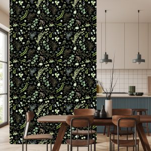 Papier Peint Feuilles De Forêt Aux Herbes – Image 4